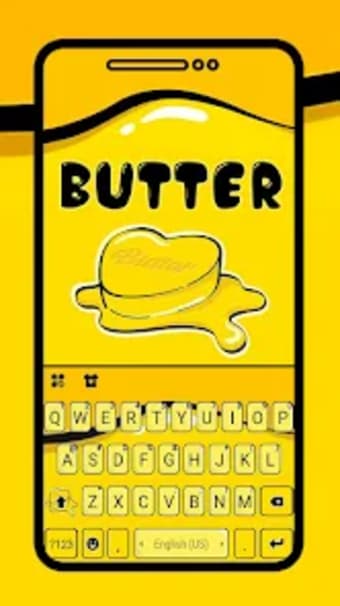 KPop Butter Love Keyboard Back