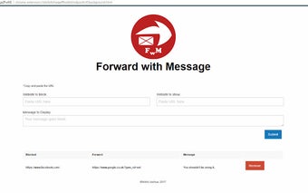 Forward with Message[FwM]