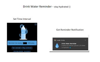 Drink Water Reminder - stay hydrated :)