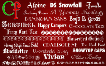 Free Fonts - Christmas Collection
