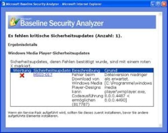 Microsoft Baseline Security Analyzer