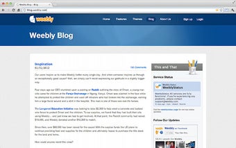 Weebly Site Detection