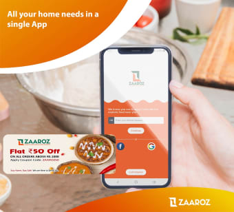 Zaaroz - Delivery App for Food  Home Needs