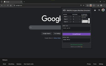 9M2PJU Enigma Machine Simulator