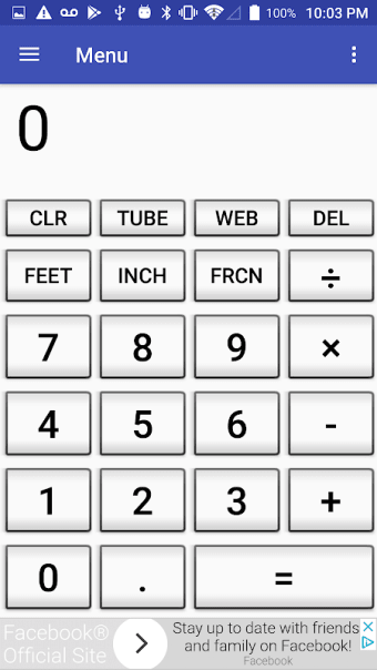 Feet and inch construction calculator