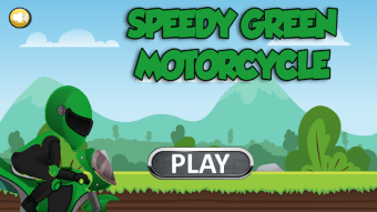 Speedy Green Motorcycle