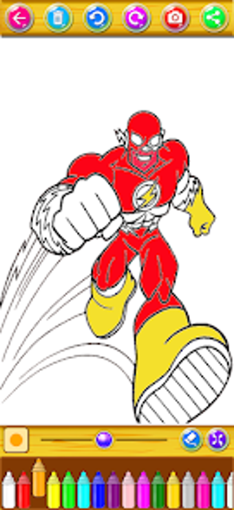 Super Heroes Coloring Book