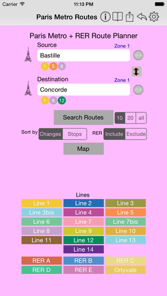 Paris Metro Route Planner