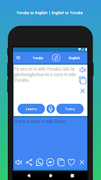 Yoruba to English Translator