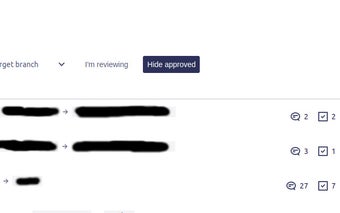 Bitbucket - Hide Approved