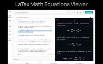 LaTex Math Equations Viewer