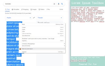 Lorem Ipsum Toolbox