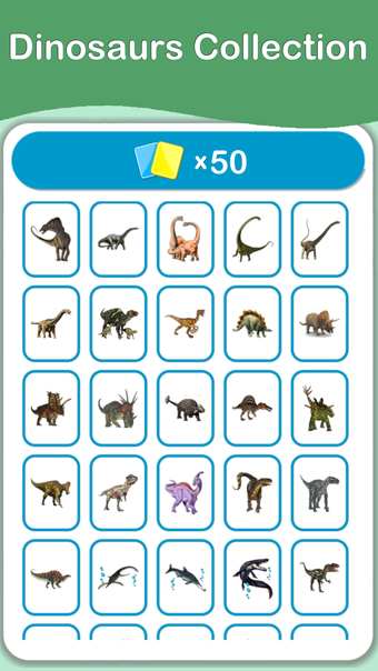 Dinosaurs Cards PRO