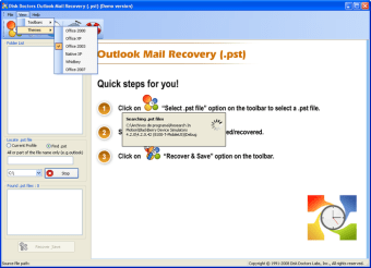 Disk Doctors Outlook Mail Recovery