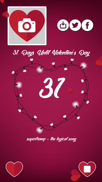 Countdown to Valentines Day