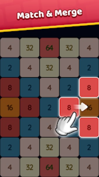 2048 Match  Merge Number Game