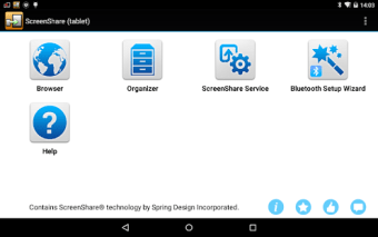 ScreenShare tablet