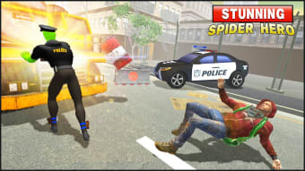 Stunning Spider Hero 2021: Power hero Police Games