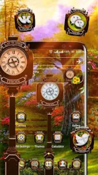 Garden Clock Theme Launcher