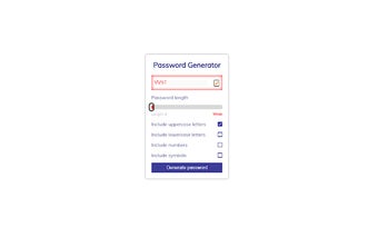 Password Generator