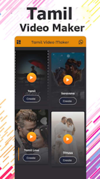 Tamil Video Maker with Song