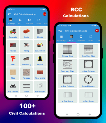 Civil Calculation App  Construction Calculator