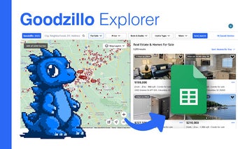 Goodzillo Explorer - Zillow data export to Excel