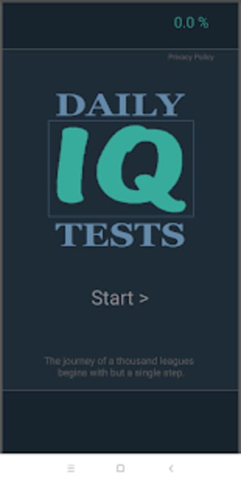 Daily IQ Tests