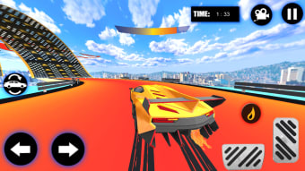 Flying Car Stunts - Car Games