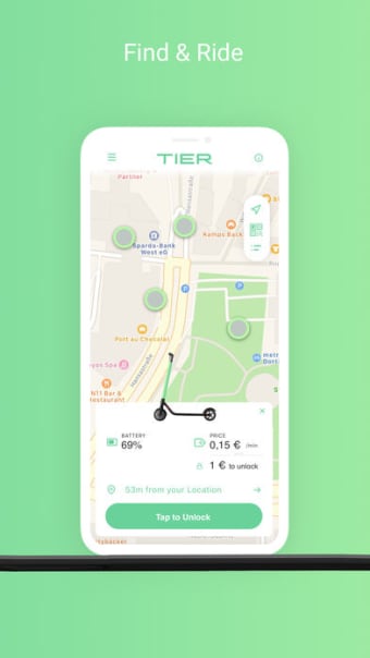 TIER e-scooter sharing  more