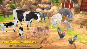 Farm Animal Family Online - Multiplayer Simulator