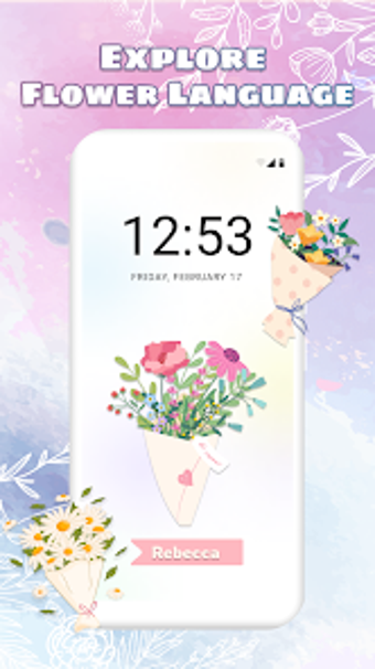 DIY Flower Language Wallpaper