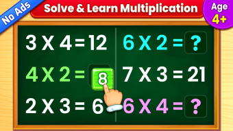 Multiplication Math For Kids