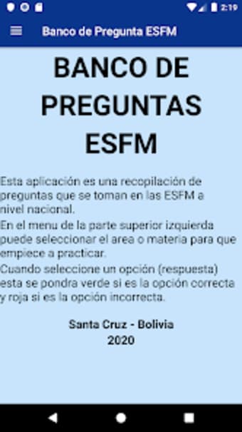 Banco de Pregunta ESFM