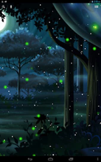 Firefly Forest HD Live Wallpap