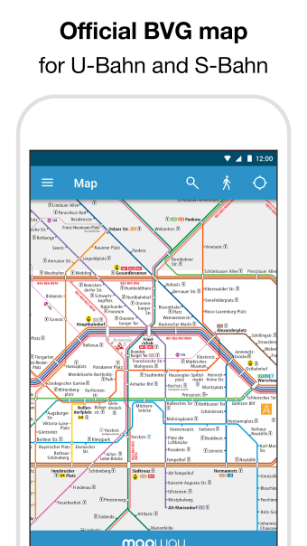 Berlin Subway  BVG U-Bahn  S-Bahn map and routes
