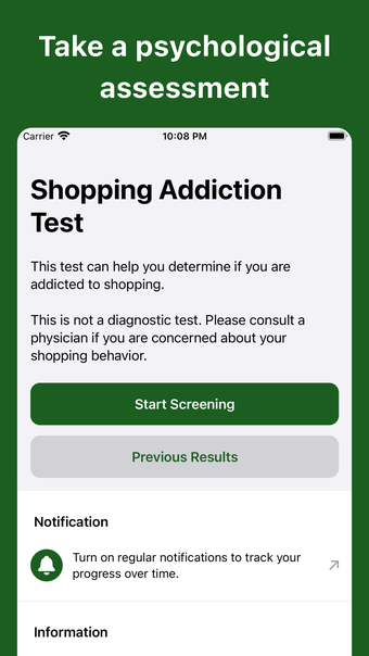 Shopping Addiction Test