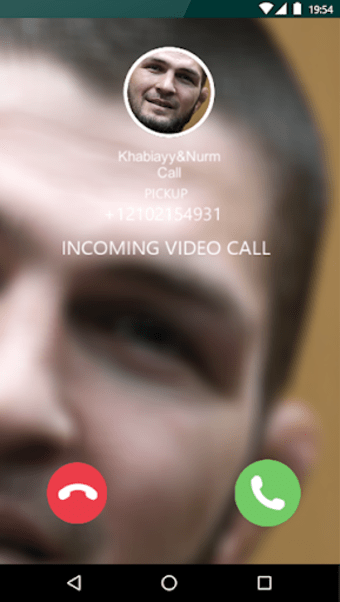 Khabib Fake Chat Video Call