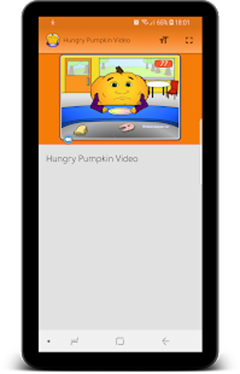 Hungry Pumpkin video - without internet