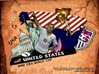 USA FIFA World Cup 2010 Fan Wallpaper