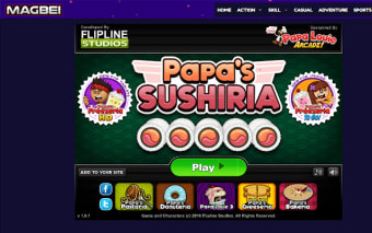 Papa's Sushiria Unblocked Game - Launcher