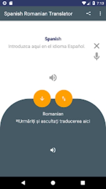 Traductor Español a Rumano y v