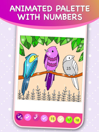 Kids Coloring Book by Numbers