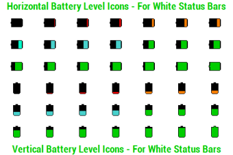 BN Pro Battery Level Icons