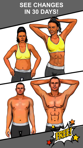 30 Day Fitness Coach - Home Workout Abs Exercises