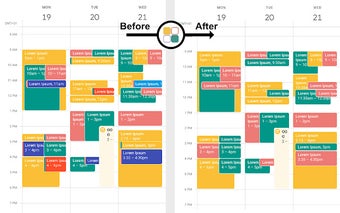 Calendar Disable Event Colors