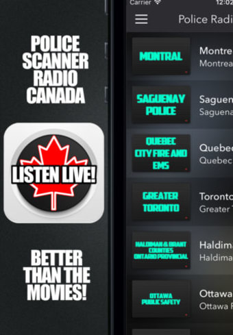 Police Scanner Radio Canada