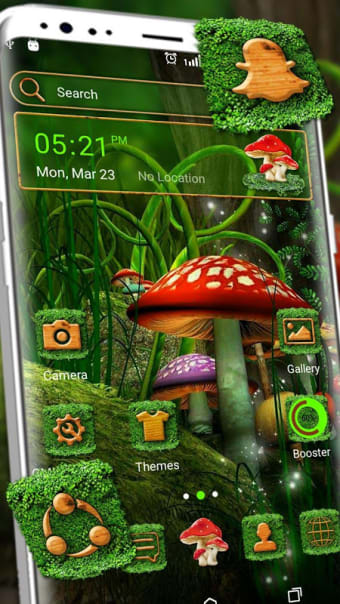 Mushroom Forest Launcher Theme