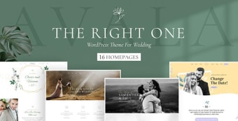 Avala - Wedding WordPress Theme