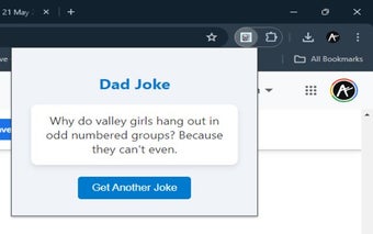 Dad Jokes Extension